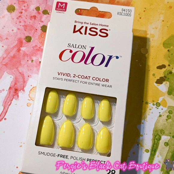 💛 KISS Salon Color Acrylic Nails 💛 - Picture 2 of 13